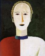 Kasimir Malevich Head of female oil painting reproduction